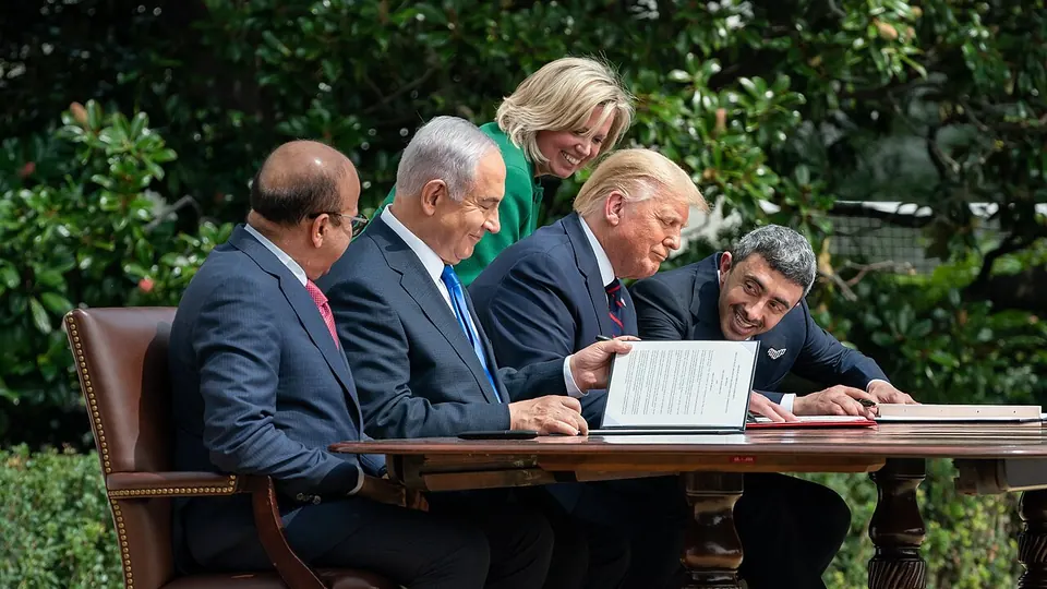 Signing of the Abraham Accords at the White House, September 2020